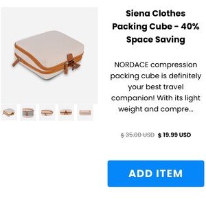 NORDACE SIENA compression packing cube